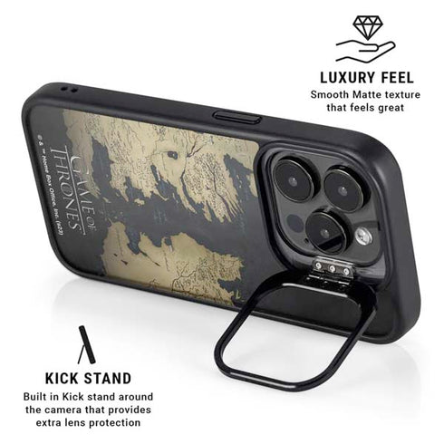 Game of Thrones: Westeros Map iPhone 13 Pro Max Kickstand Case