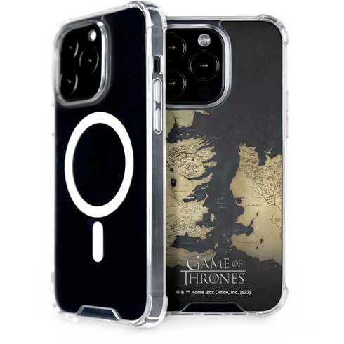 Game of Thrones: Westeros Map iPhone Cases