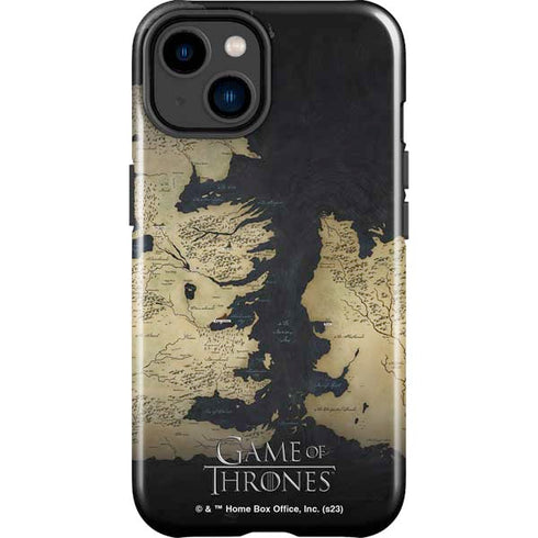 Game of Thrones: Westeros Map iPhone 15 Impact Case
