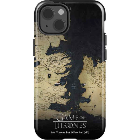 Game of Thrones: Westeros Map iPhone 15 Plus Impact Case