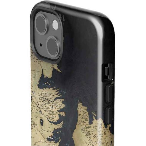 Game of Thrones: Westeros Map iPhone 15 Plus Impact Case
