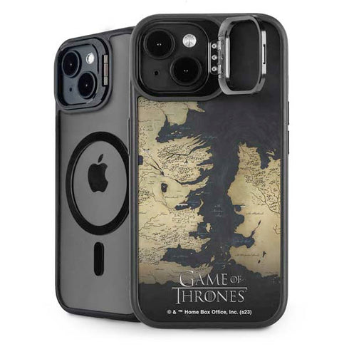 Game of Thrones: Westeros Map iPhone 15 Plus Kickstand Case