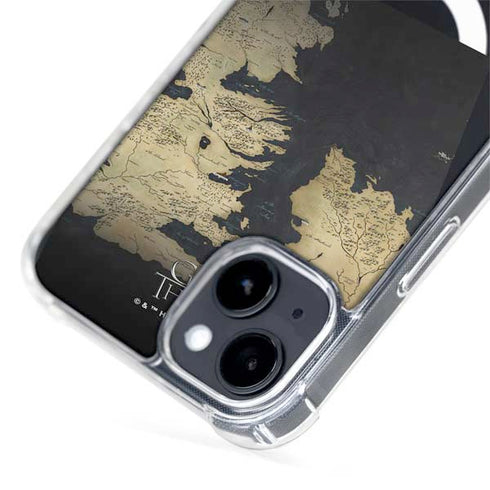 Game of Thrones: Westeros Map iPhone 15 Plus MagSafe Case