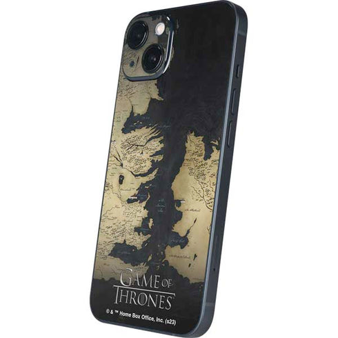 Game of Thrones: Westeros Map iPhone 15 Plus Skin