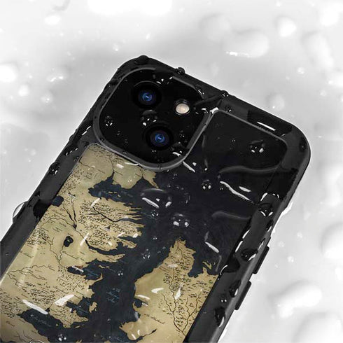 Game of Thrones: Westeros Map iPhone 15 Plus Waterproof Case