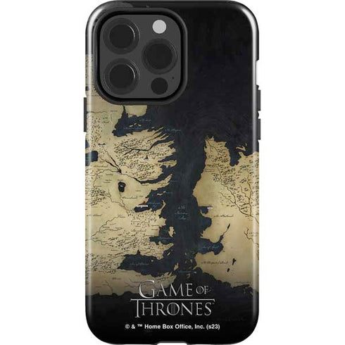 Game of Thrones: Westeros Map iPhone 15 Pro Impact Case