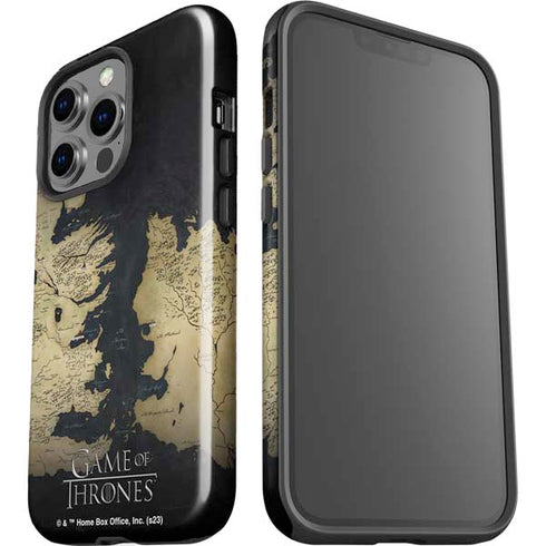 Game of Thrones: Westeros Map iPhone 15 Pro Impact Case