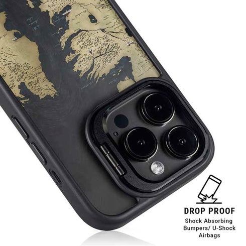 Game of Thrones: Westeros Map iPhone 15 Pro Kickstand Case