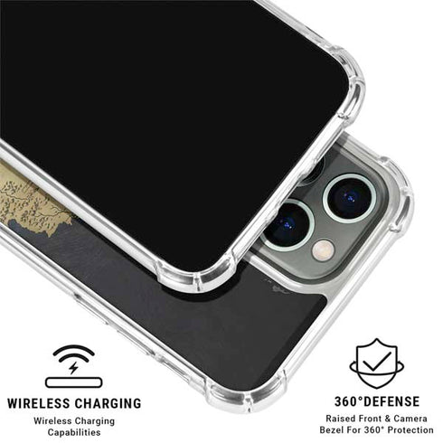 Game of Thrones: Westeros Map iPhone 15 Pro Max Clear Case