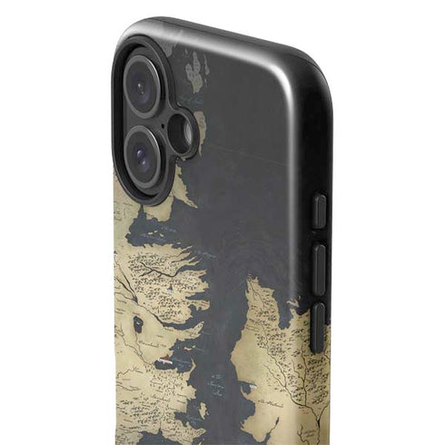 Game of Thrones: Westeros Map iPhone 16 Impact Case