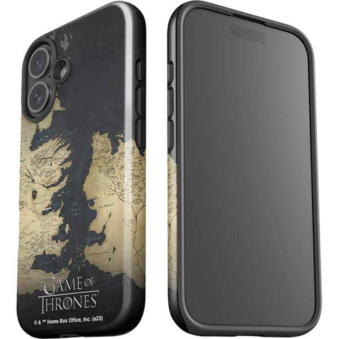 Game of Thrones: Westeros Map iPhone 16 Impact Case