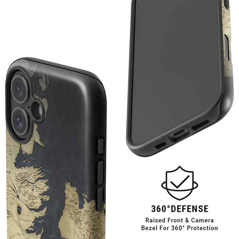 Game of Thrones: Westeros Map iPhone 16 Magsafe Impact Case