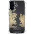 Game of Thrones: Westeros Map iPhone 16 Plus Clear Case