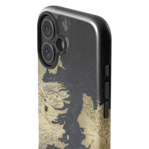 Game of Thrones: Westeros Map iPhone 16 Plus Impact Case