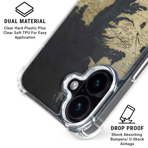 Game of Thrones: Westeros Map iPhone 16 Plus MagSafe Case
