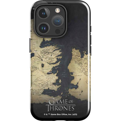 Game of Thrones: Westeros Map iPhone 16 Pro Impact Case
