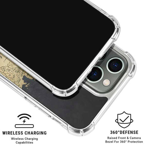 Game of Thrones: Westeros Map iPhone 16 Pro Max Clear Case