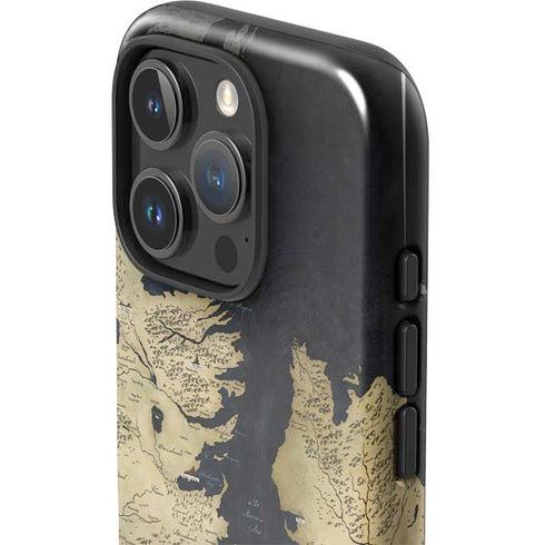Game of Thrones: Westeros Map iPhone 16 Pro Max Impact Case