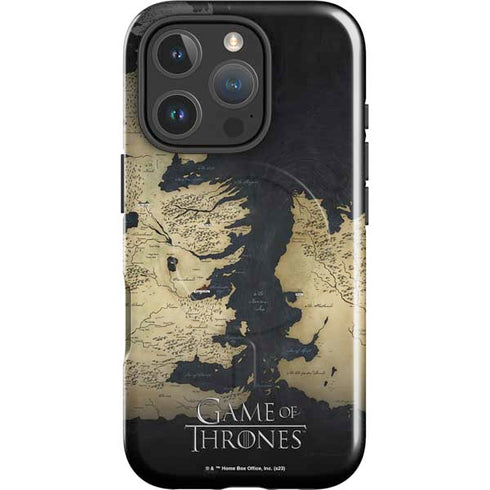 Game of Thrones: Westeros Map iPhone 16 Pro Max Magsafe Impact Case