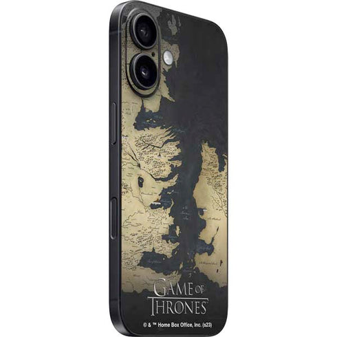 Game of Thrones: Westeros Map iPhone 16 Skin