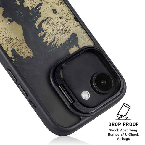 Game of Thrones: Westeros Map iPhone 16e Kickstand Case