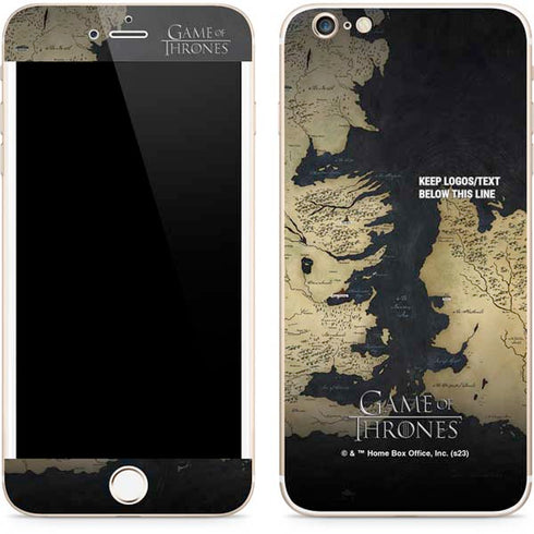 Game of Thrones: Westeros Map iPhone 6/6s Plus Skin