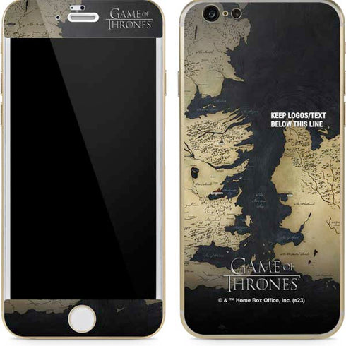Game of Thrones: Westeros Map iPhone 6/6s Skin