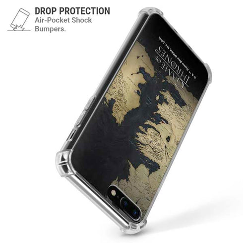 Game of Thrones: Westeros Map iPhone 7/8 Plus Clear Case
