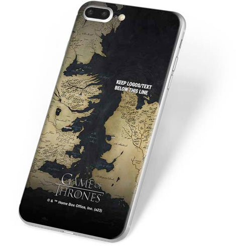 Game of Thrones: Westeros Map iPhone 7 Plus Skin