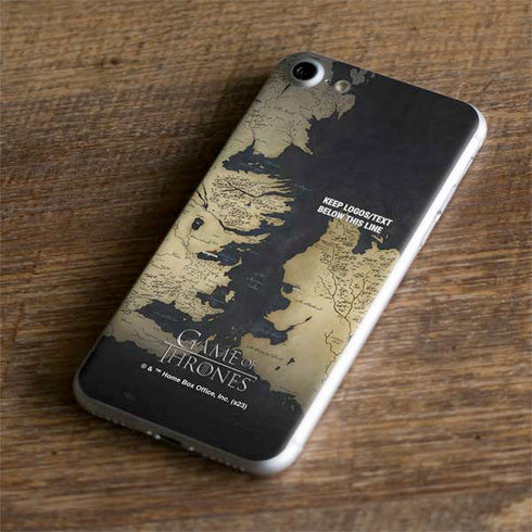 Game of Thrones: Westeros Map iPhone 7 Skin
