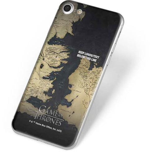 Game of Thrones: Westeros Map iPhone 8 Skin