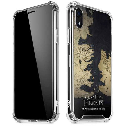 Game of Thrones: Westeros Map iPhone XR Clear Case