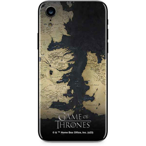 Game of Thrones: Westeros Map iPhone XR Skin