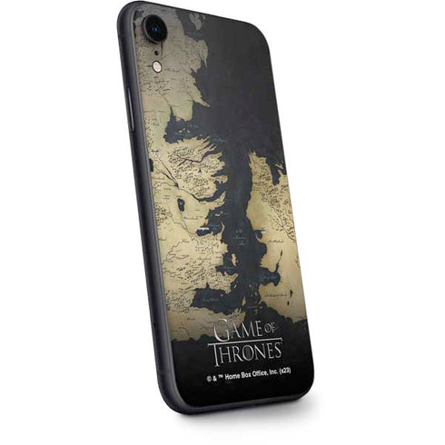 Game of Thrones: Westeros Map iPhone XR Skin