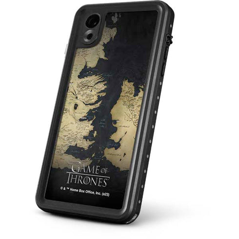 Game of Thrones: Westeros Map iPhone XR Waterproof Case