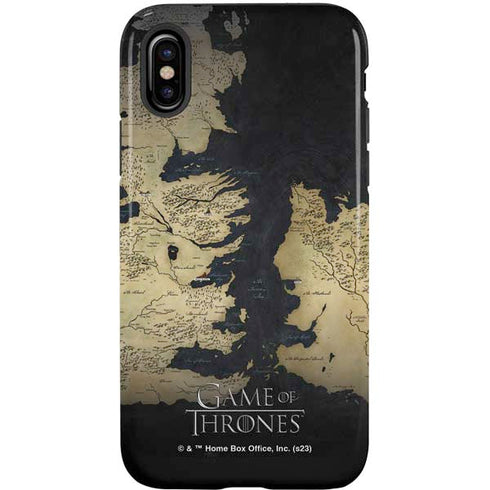 Game of Thrones: Westeros Map iPhone XS Pro Case