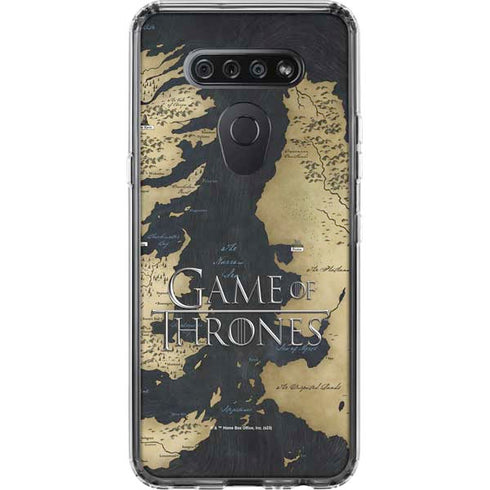Game of Thrones: Westeros Map LG K51/Q51 Clear Case