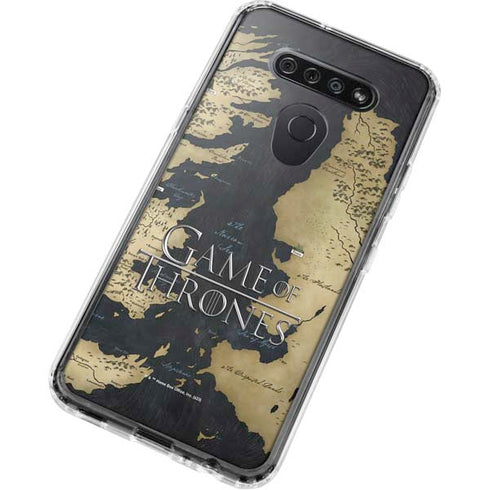 Game of Thrones: Westeros Map LG K51/Q51 Clear Case