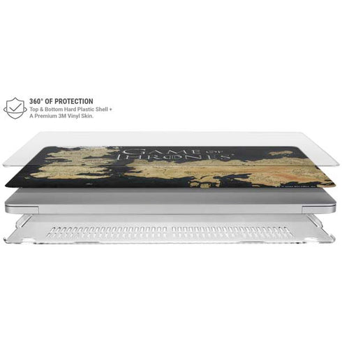 Game of Thrones: Westeros Map MacBook Air 15in (2023-2025) Case plus Skin