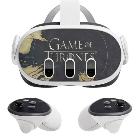 Game of Thrones: Westeros Map Meta Quest 3 Skin
