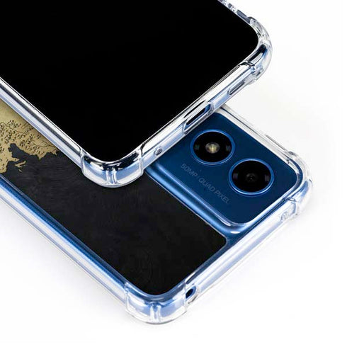 Game of Thrones: Westeros Map Moto G 5G (2024) Clear Case