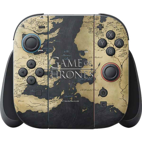 Game of Thrones: Westeros Map Nintendo Switch 2 (2025) Joy-Con Controller Skin
