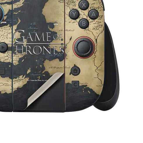 Game of Thrones: Westeros Map Nintendo Switch 2 (2025) Joy-Con Controller Skin