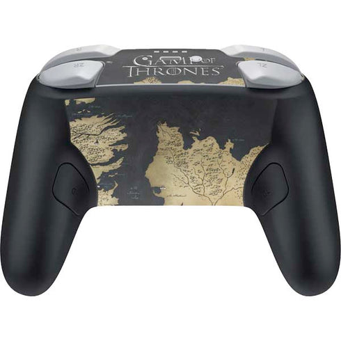 Game of Thrones: Westeros Map Nintendo Switch 2 (2025) Pro Controller Skin