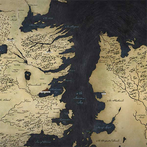 Game of Thrones: Westeros Map Otterbox Commuter Galaxy Skin