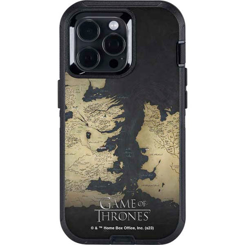 Game of Thrones: Westeros Map Otterbox Defender iPhone Skin