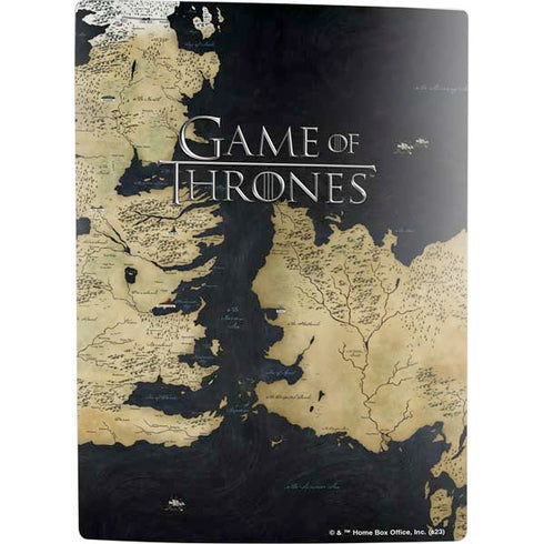 Game of Thrones: Westeros Map PS5 Digital Edition Console Skin