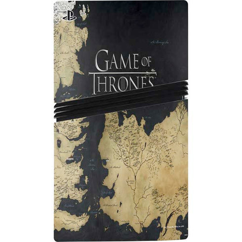 Game of Thrones: Westeros Map PS5 Pro Disk Bundle Skin