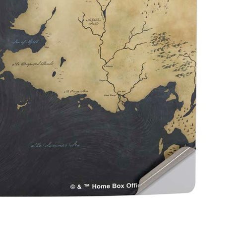 Game of Thrones: Westeros Map PS5 Slim Disk Console Skin