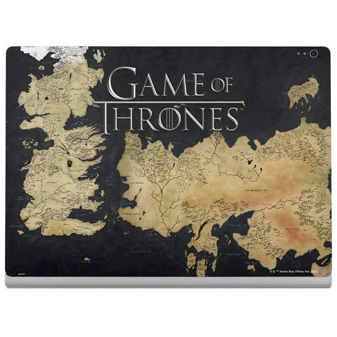 Game of Thrones: Westeros Map Surface Book 2 13.5in Skin